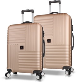 Zoozie Bags Set de Maletas de 2 Piezas en Oro